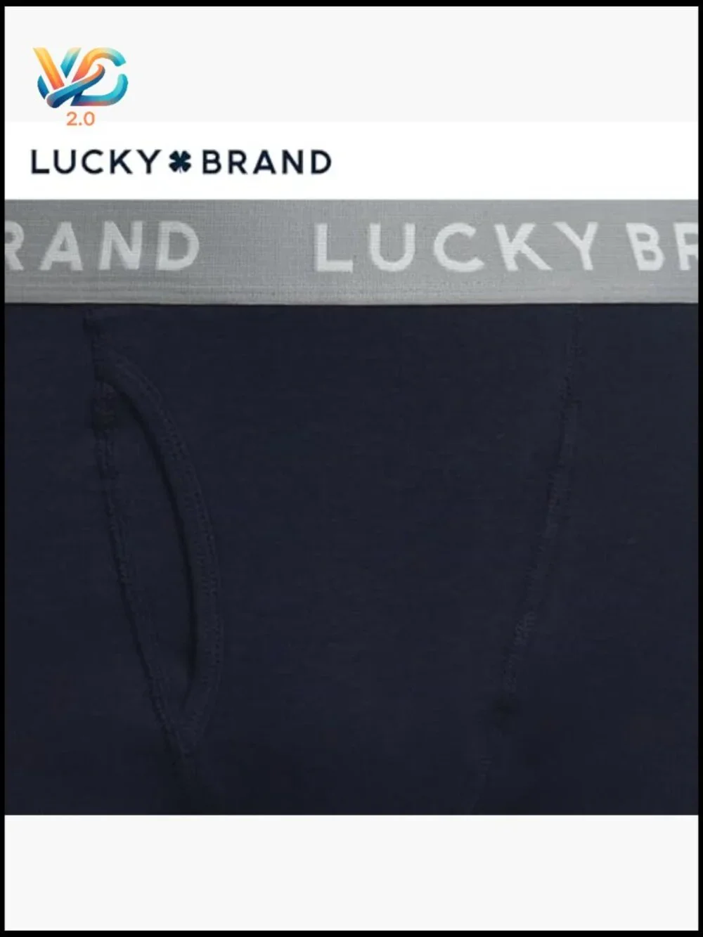 Lucky Men's Boxer Briefs 3 Pack - Soft Cotton Blend Underwear with Functional